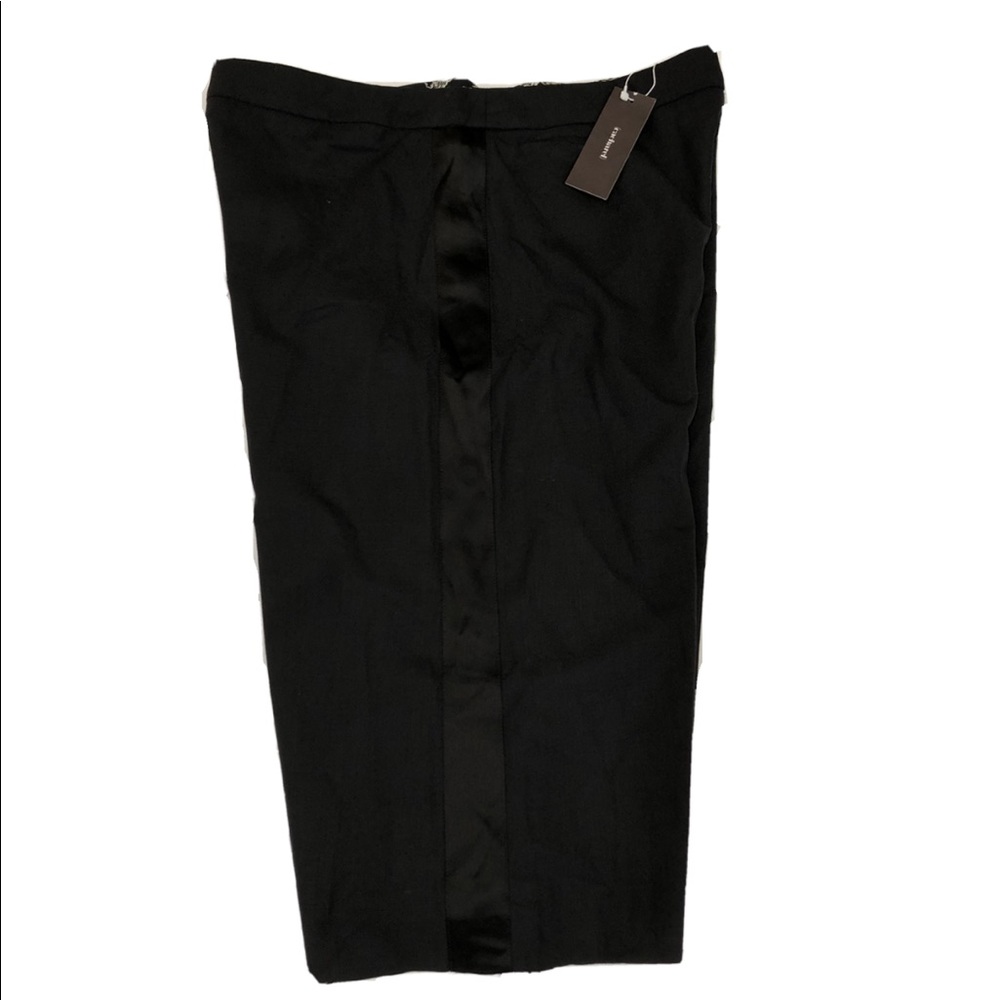 Cacharel Women’s Black Wool Blend Tuxedo Shorts
